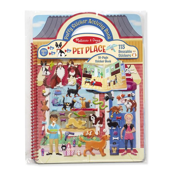 Melissa & Doug Pet Place Puffy Sticker Book