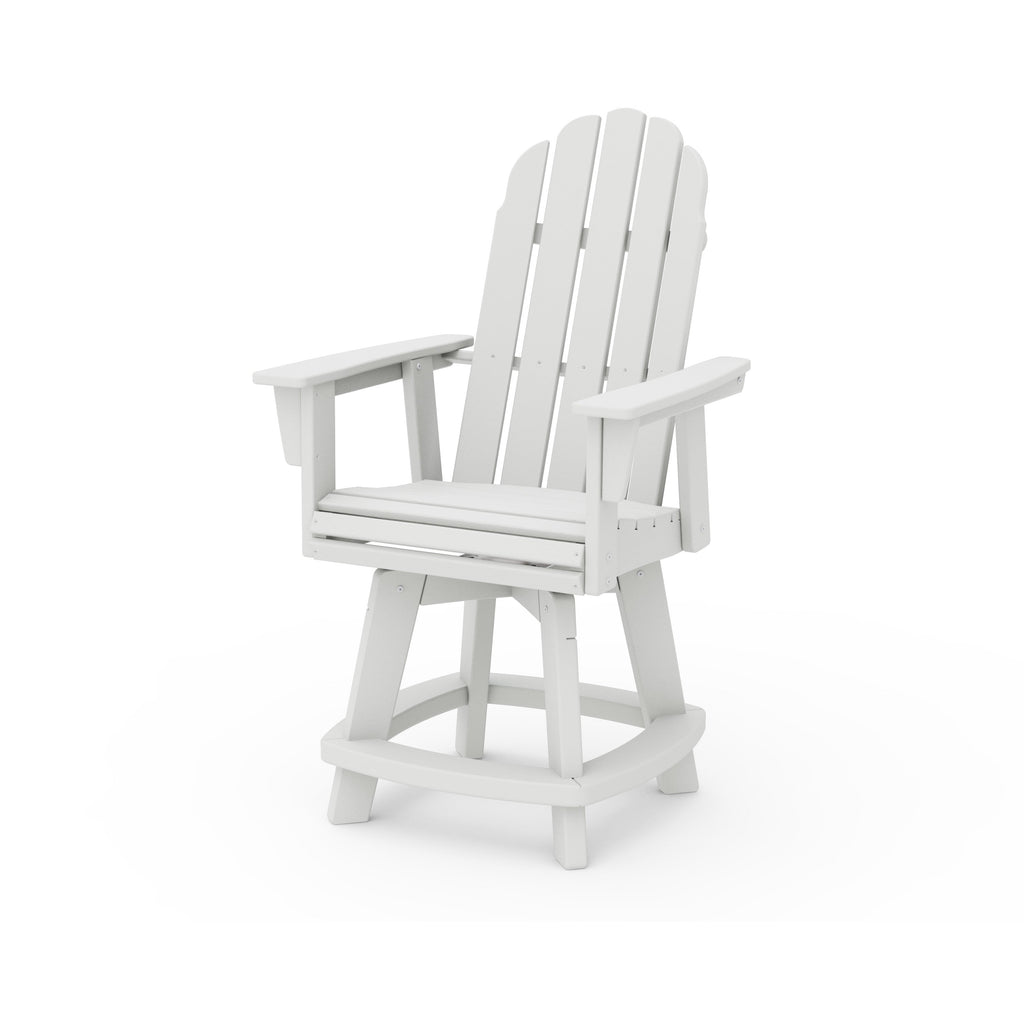 Vineyard Curveback Adirondack Swivel Counter Chair