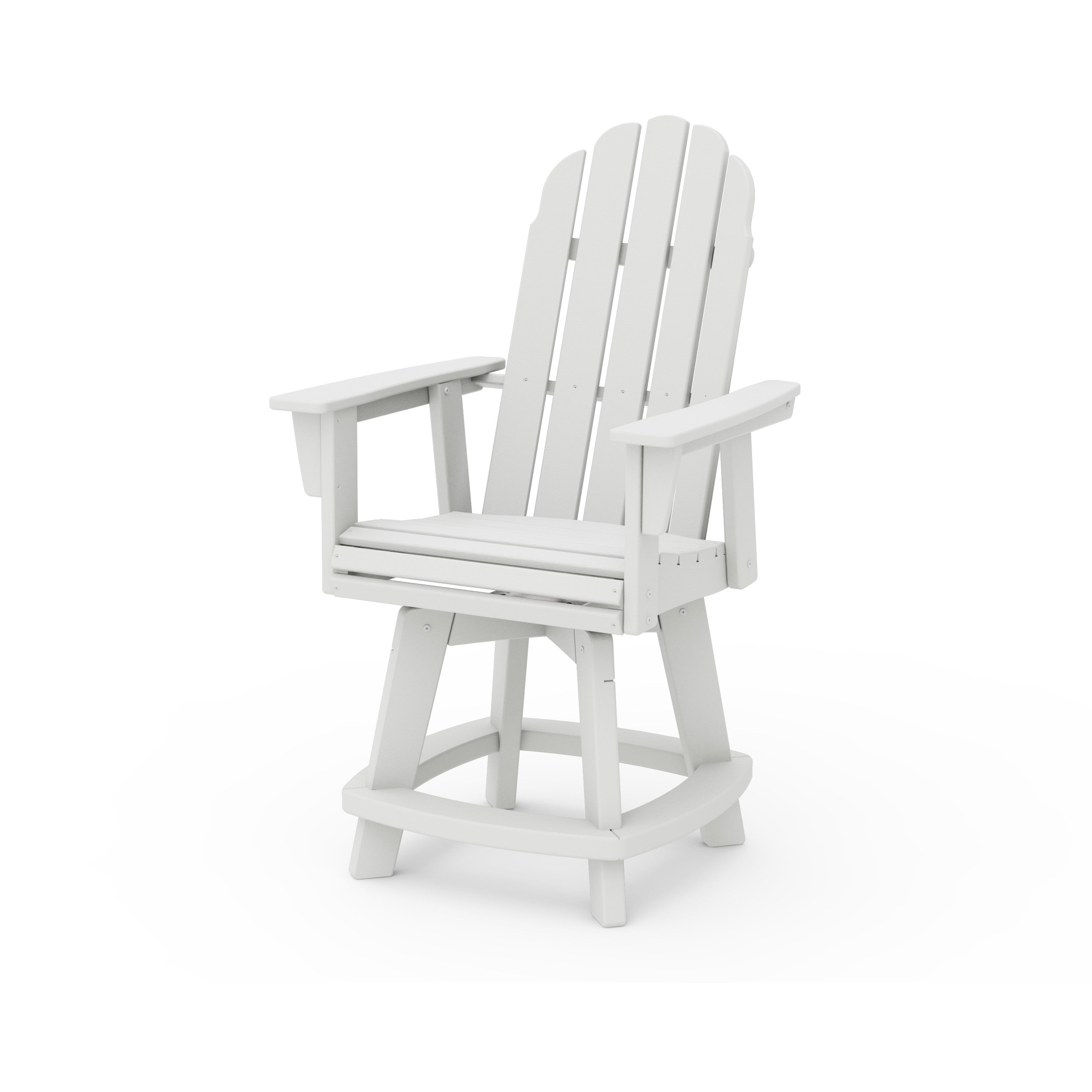 Vineyard Curveback Adirondack Swivel Counter Chair
