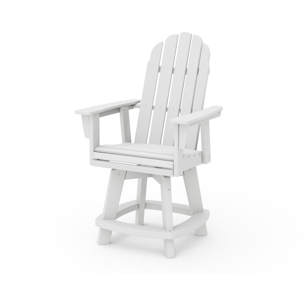 Vineyard Curveback Adirondack Swivel Counter Chair