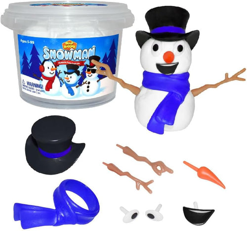 Build Buddiez Snowman Moldable Putty Craft