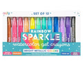Rainbow Sparkle Watercolor Gel Crayons