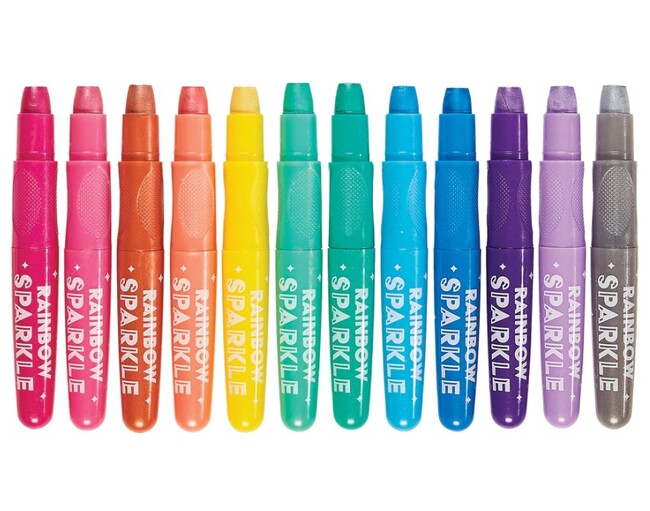 Rainbow Sparkle Watercolor Gel Crayons